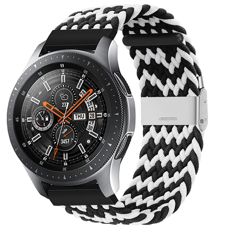 20mm 22mm Nylon strap for Samsung Galaxy Watch 3 42mm 46mm Gear S3 Active 2 Watch Adjustable Bracelet For Amazfit Huawei Correas