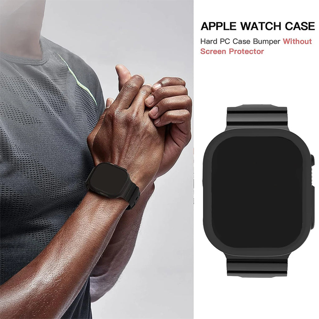 Matte Cover for Apple Watch Ultra 2 49mm Case Hard PC Shockproof Edge Protective Bumper iWatch Series Ultra 49 mm Accessories