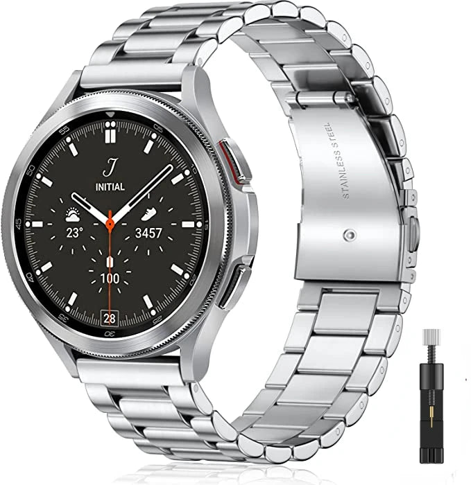 Metal Strap for Samsung Galaxy Watch 7/6/5/4 40mm 44mm Stainless Steel Band Galaxy Watch 6/4 Classic 47mm 43mm 46 42mm/5pro 45mm