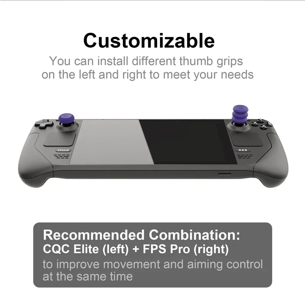 Skull & Co. Joystick Cap Thumb Grip Set FPS CQC Thumbstick Cover for Steam Deck ROG Ally