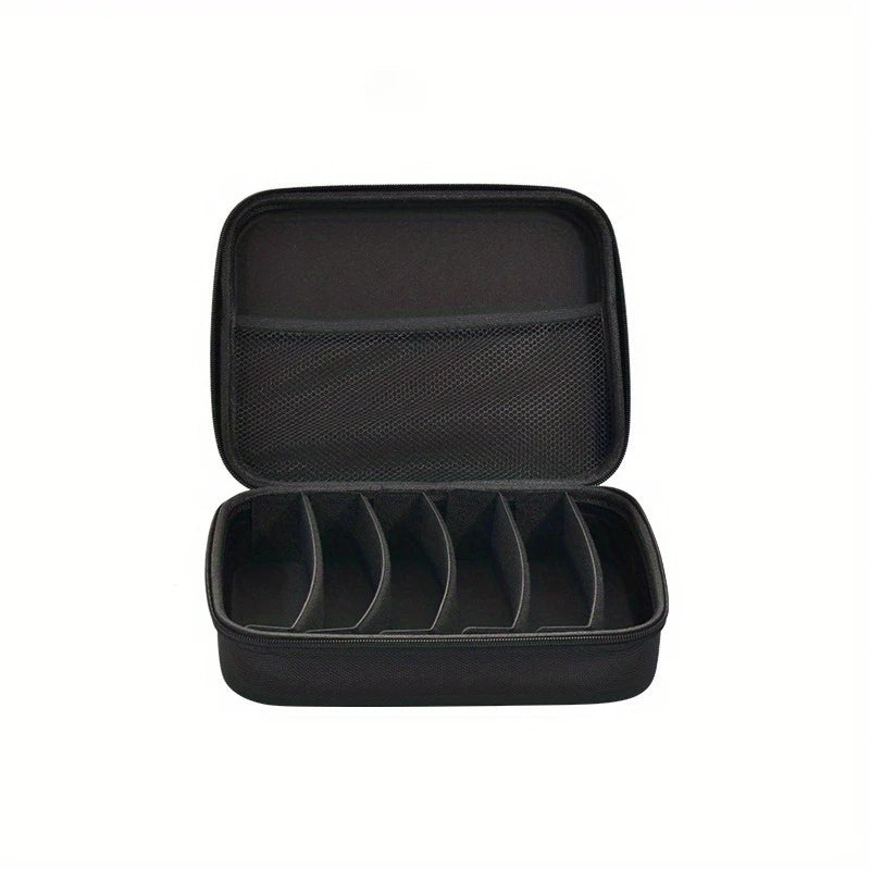 6/7 Compartment Adjustable Glasses Storage Box | Portable Glasses Organizer and Travel Storage Rack Estuche Para Gafas