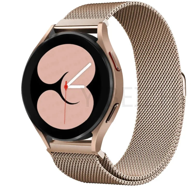 Milanese Loop band For Samsung Galaxy watch 6 5 4 classic Metal strap 20mm 22mm bracelet huawei gt/Amazfit GTS 4/GTR 2e/Bip 3-5