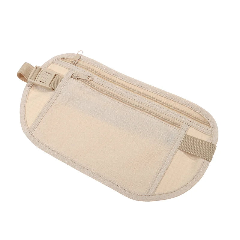 1pc Sport Running Wais Bag Invisible Travel Waist Packs Pouch For Passport Money Belt Bag Hidden Security Wallet Gift Pack