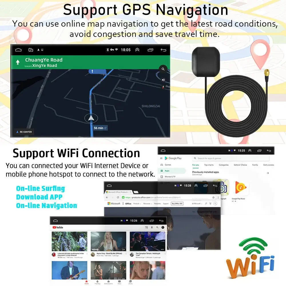 Car Stereo Radio for Ford F150 2009-2014 2+64G 4+64G with Wireless CarPlay Android 9.7'' IPS Touchscreen Wireless GPS WiFi  FM/RDS SWC WiFi Bluetooth Split Screen Bluetooth