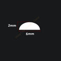 100Pcs Self Adhesive Clear Silicone Door Stopper Rubber Damper Buffer Cabinet Bumpers Mute Furniture Anti-collision Pads