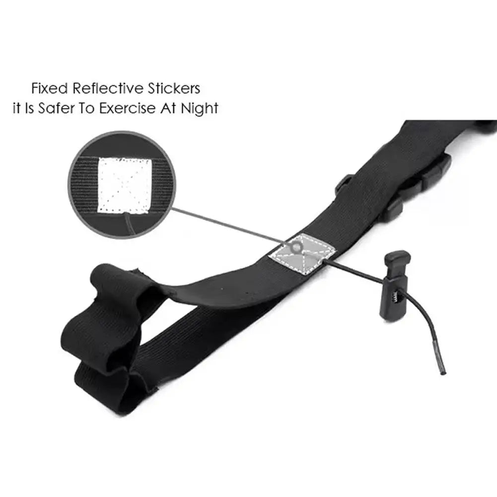 Ironman Triathlon Marathon Running Belt Adjustable Elastic Belt for Outdoor Sports Cycling Lightweight Number Plate Holder Belt
