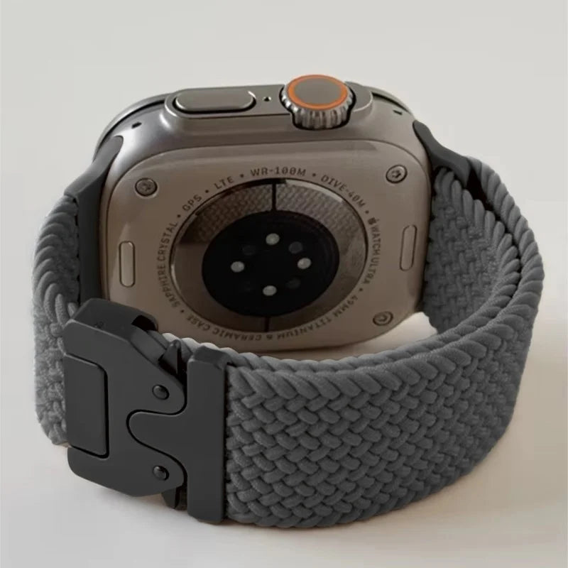 Strap For Apple Watch bands ultra2 3 49mm 40mm 44mm 46mm 42mm 45mm Parachute braided Bracelet correas IWatch Series SE 9 8 10 11