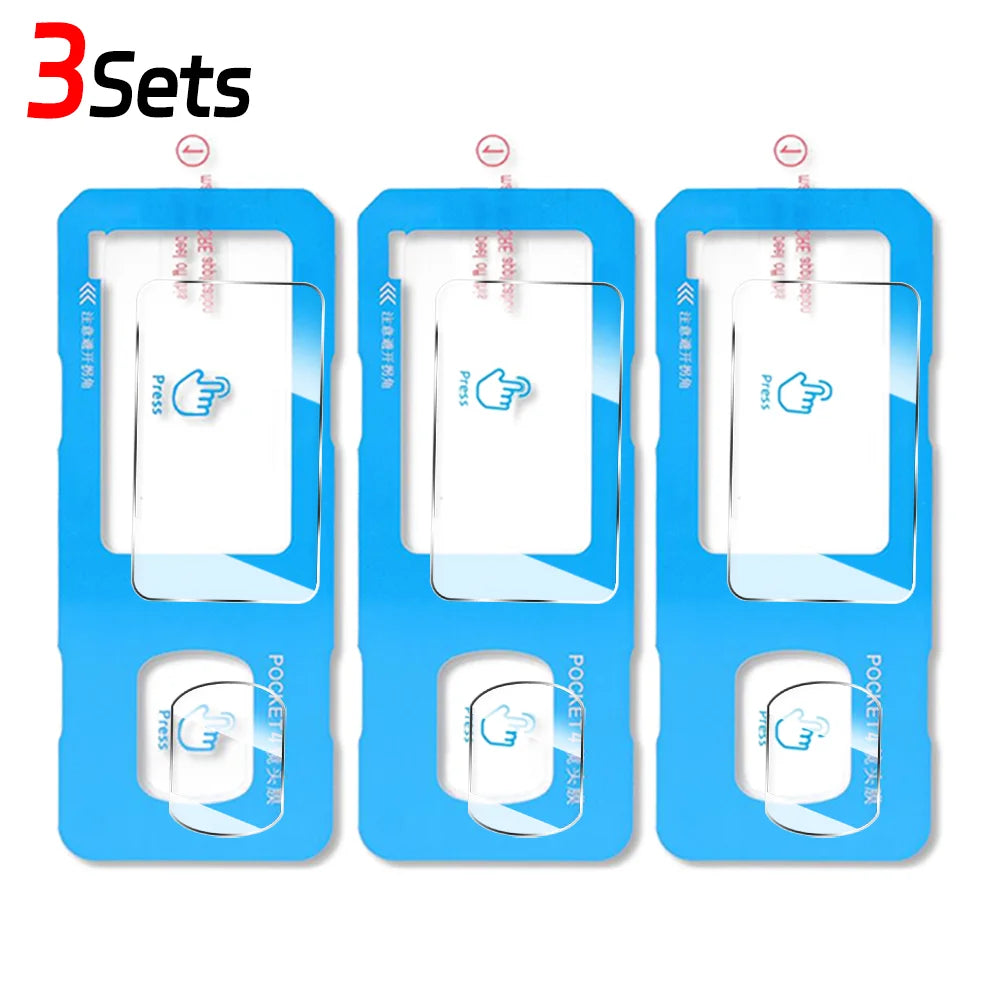 Lens Protector+Screen Protector For DJI Osmo Pocket 4 3 Easy Install Auto-Alignment Kit Tempered Glass Films For DJI Pocket 3 4