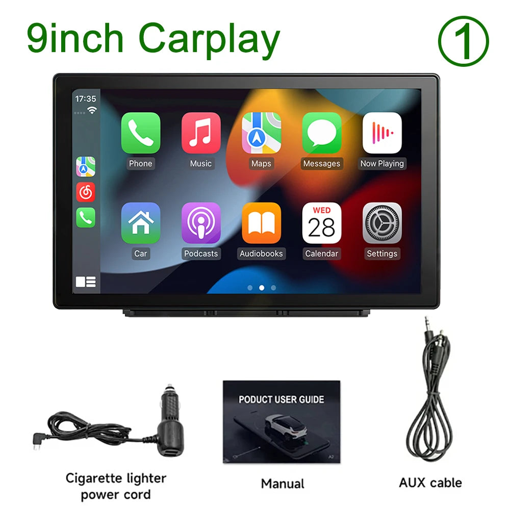 7/9/10.26 Inch Universal Portable Carplay Android Auto for Car Screen Wireless Carplay Screen Wireless Car Stereo Radio 1 2 din