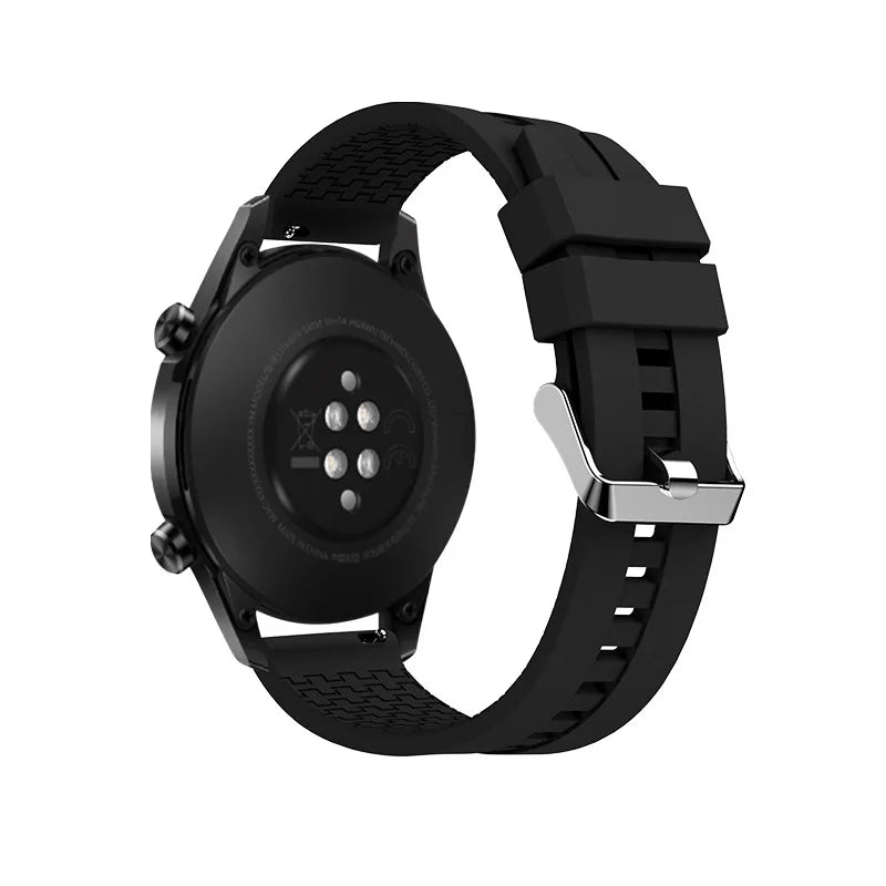 20mm 22mm Silicone band for Samsung Galaxy Watch 6-4-5 pro-6 classic/Active 2 40/44mm strap huawei watch gt 3-2-2e-pro bracelet