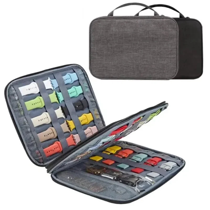 Watchband Bag for Apple Watch Strap Box Case Travel Smart Watch Wriststrap Storage Bag Box Watches Organizer Band Holder