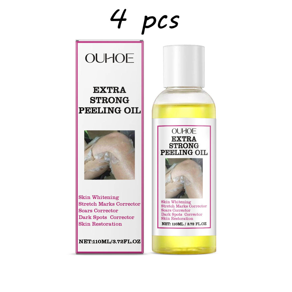 110ML Body Peeling Oil Gentle Remove Dead Skin Moisturizing Glowing Skin Tone Firming Smoothing Massage Body Exfoliating Oil