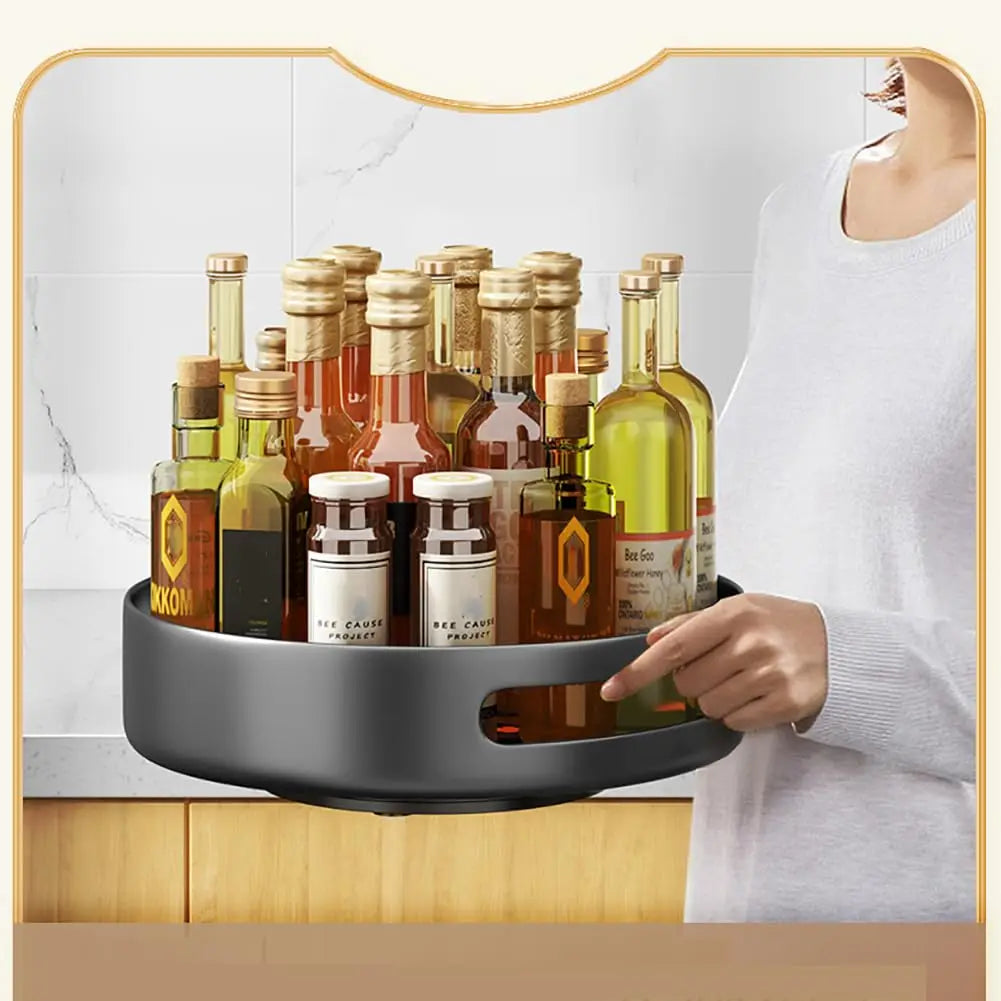 Kitchen Countertop Organizer Spice Racks 360 ° Rotation Storage Rack Countertop Spice Organization for Kitchen Cabinet Vanity
