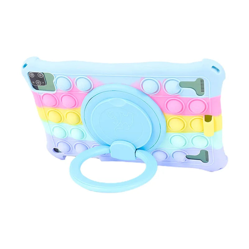Funda Para 10.1" Universal Silicone Tablet Case 10 10.1 inch Android Tablet PC Shockproof Stand Cover Cases 25*16CM/9.84x6.3inch