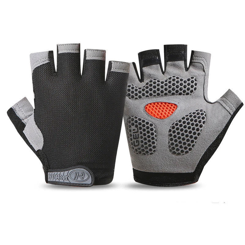 Weightlifti Gym Gloves Fitness Training Fingerless Women Men Bodybuilding Exercise Sports Gloves Cycling Anti Slip Breathable
