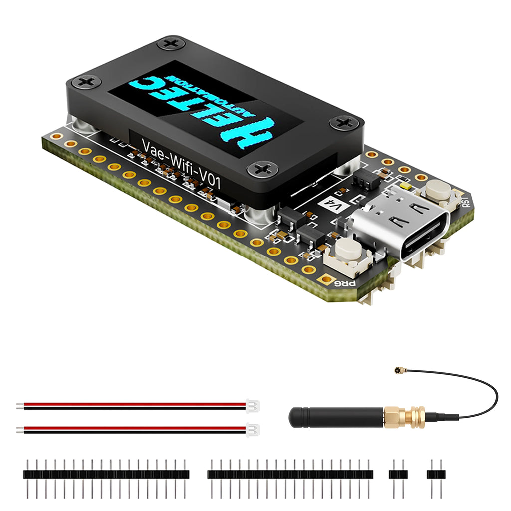 Heltec V4 ESP32 Development Board Upgraded ESP32-S3 SX1262 LoRa Module WiFi Bluetooth 2MB with 915MHz Antenna for Meshtastic