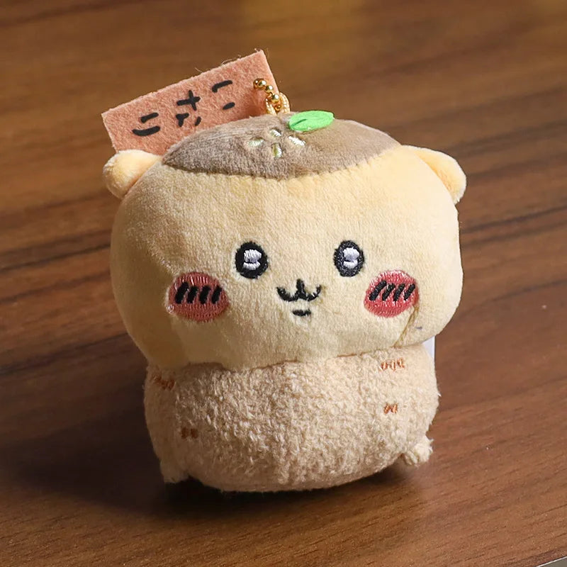 Sushi Series jiyi Pendants Plush Dolls Momonga Hachiware Usagi Pendants Keychains Friend Dolls, Toys Cute Gifts
