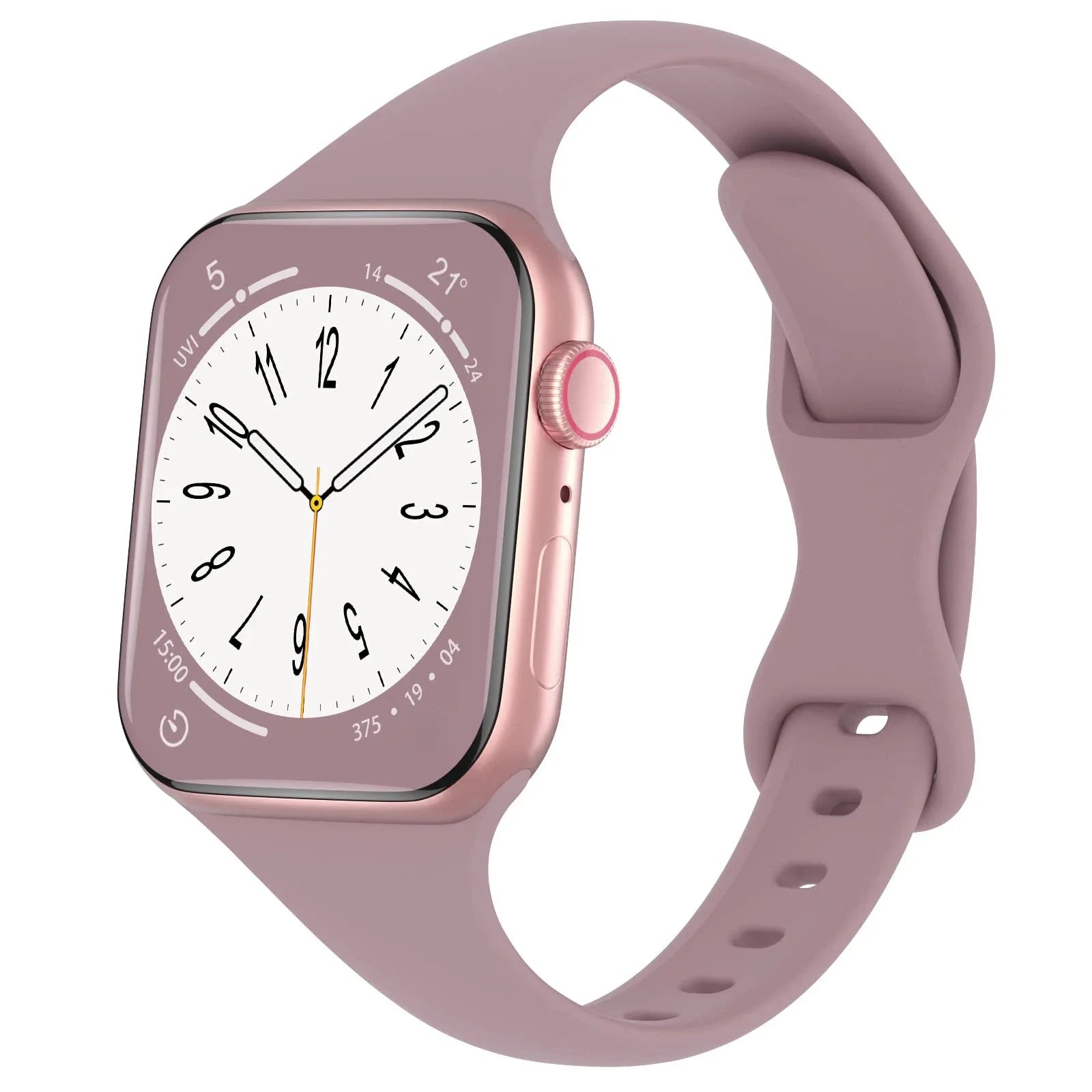 Silicone loop For Apple Watch Band 45mm 44mm 40mm 41mm 49mm Elastic Belt bracelet iWatch series ultra 5/4/3/SE/6/7/8 Strap