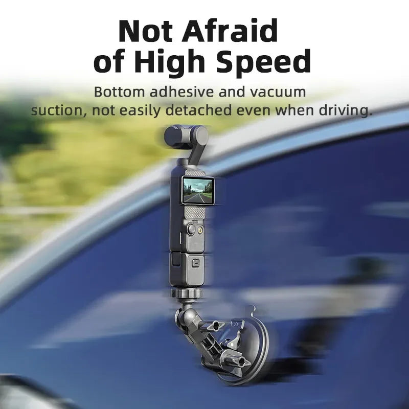For DJI OSMO Pocket 3 4 4 Pro Camera Car Mount Adapter Suction Cup Gimbal Camera Car Holder For DJI OSMO Pocket 3 4 Accessories