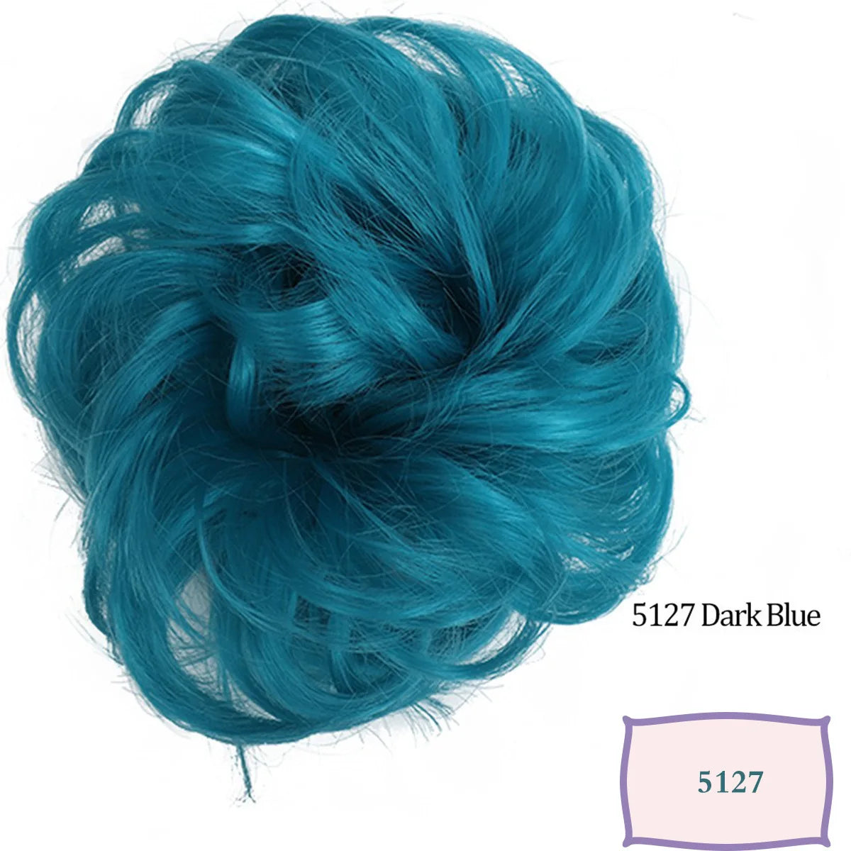 Synthetic Messy Hair Bun Chignon Scrunchies Fake Hair Band Braid Elastic Hairpiece Tail Chignon Donut Updo Hair Pieces for Women