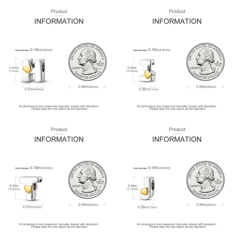 Fit Qikaola 925 Original Bracelets Love 26 English Letters Series Silvering Charms Beads For DIY Birthday Jewelry Making