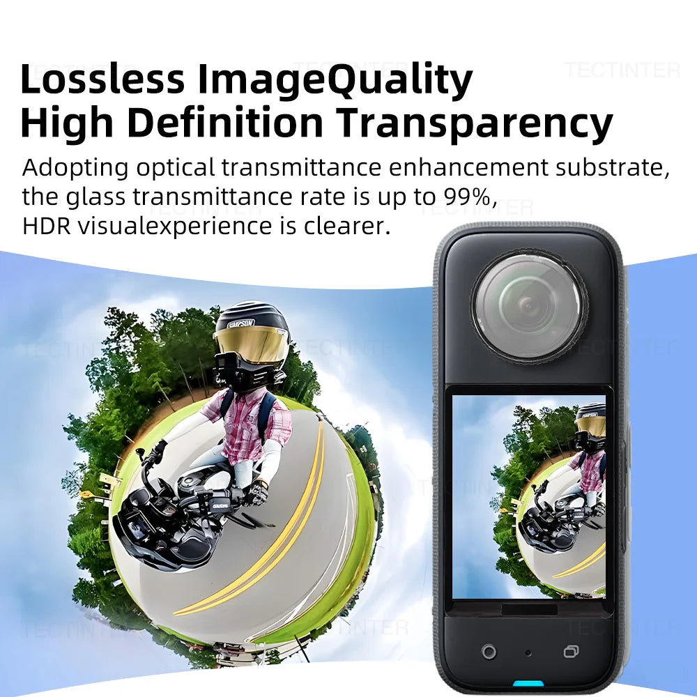 For Insta360 X4 Lens Guard Cap Screen Protector Film Quick-Detach Protective Kit for Insta 360 X4 360°Video Camera Accessories