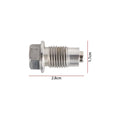 New Stainless Steel Magnetic Oil Drain Plug M12x1.25 M14x1.5 M16x1.5 M18x1.5 Oil Drain Sump Nut Auto Parts Silver OS-1003-M12