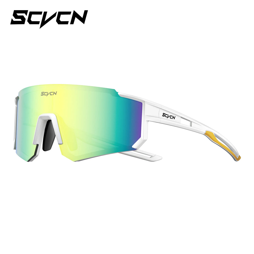 SCVCN Fashion Cycling Glasses Bike Baseball Sunglasses for Men UV400 Sports MTB Outdoor Goggles Bicycle Women Sunglasses Riding