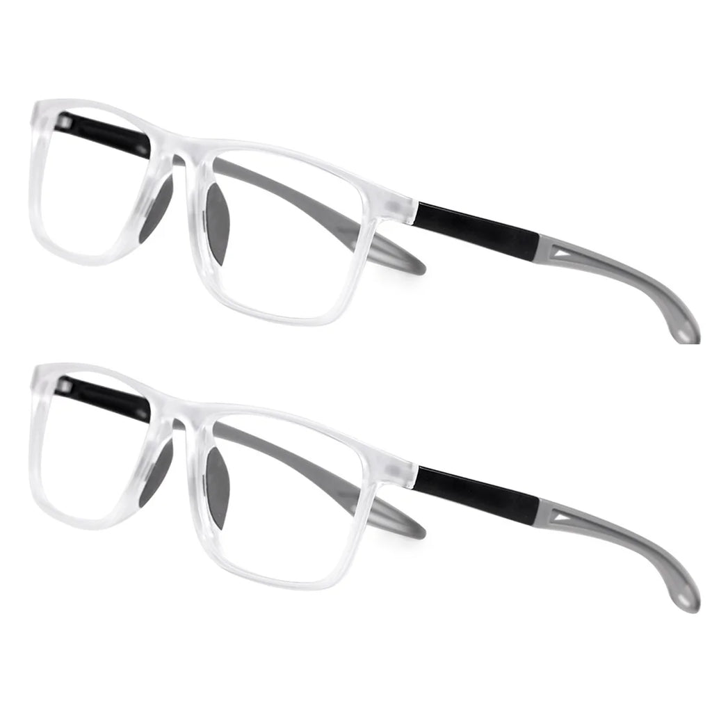 2 Pack Smart Automatic Zoom Eyeglasses Anti-Blue Light Reading Glasses Men Women Optical Spectacle Intelligent Zoom Eyeglass