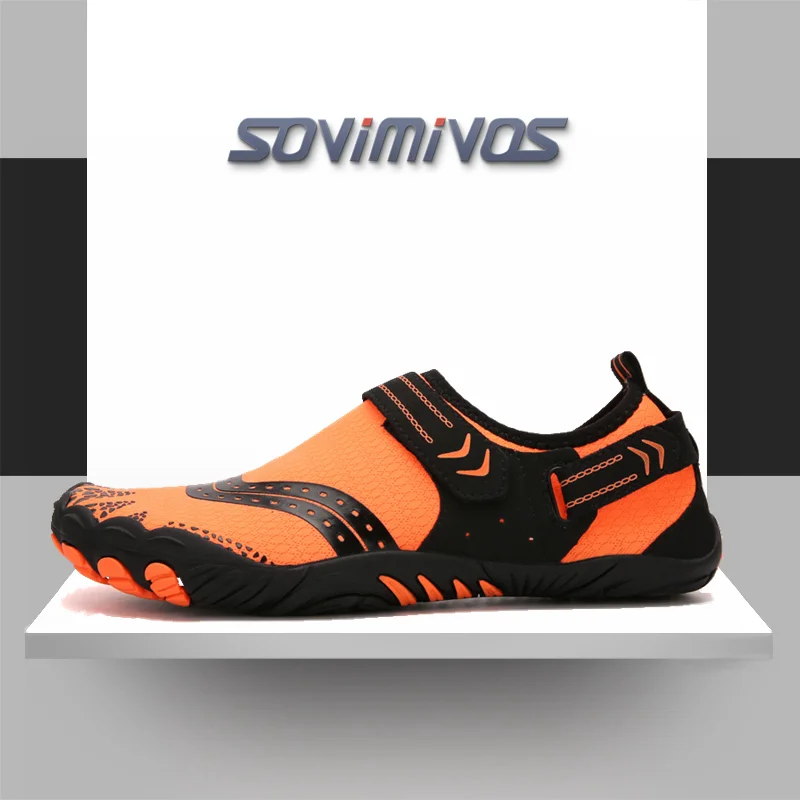 Unisex Swimming Water Shoes Men Barefoot Outdoor Beach Sandals Upstream Aqua Shoes Plus Size Nonslip River Sea Diving Sneakers
