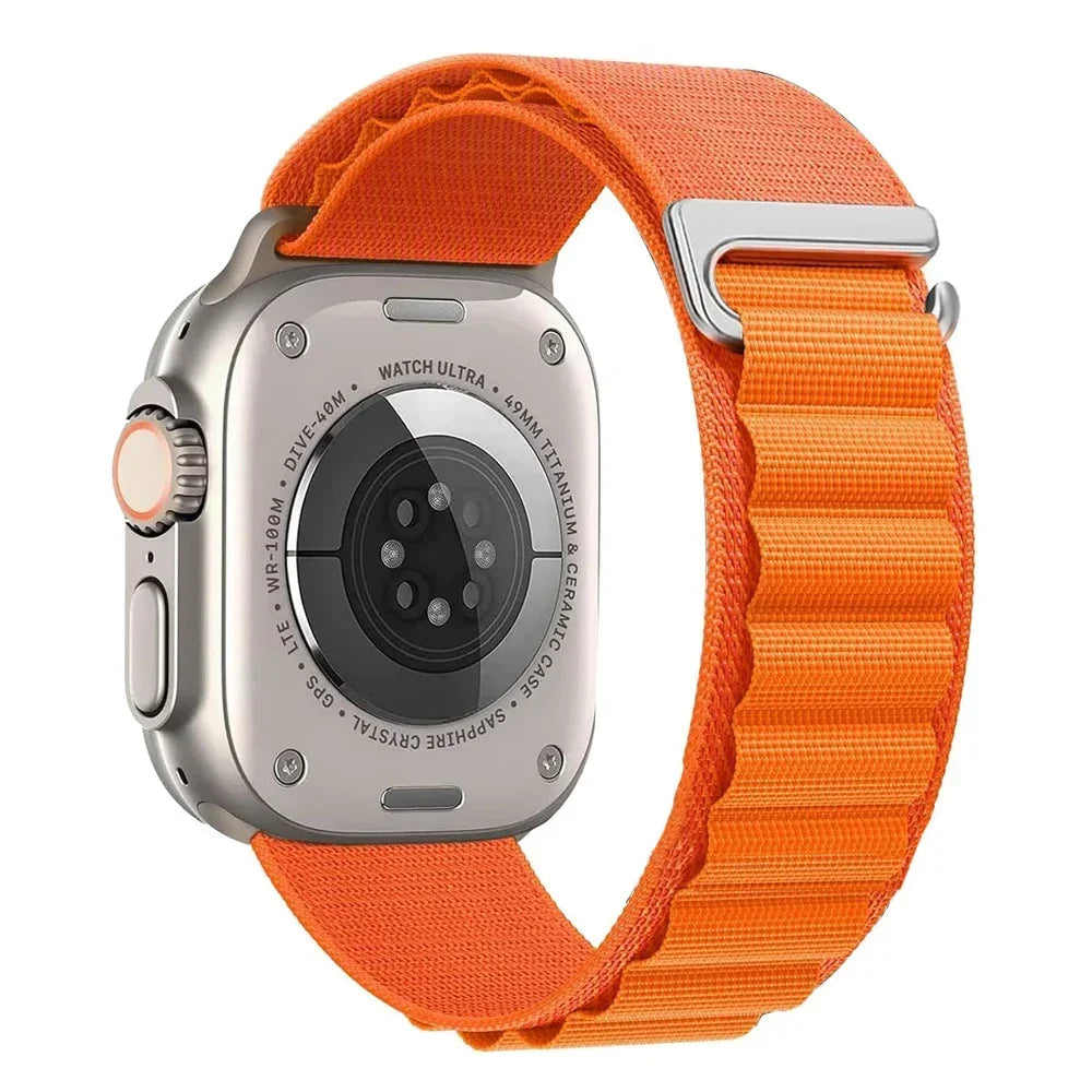 Alpine Loop Strap For Apple Watch Ultra 3 Band 49mm 11 10 9 8 7 46mm 42mm 45mm 41mm Nylon Sport Bracelet iWatch 6 5 SE 44mm Belt