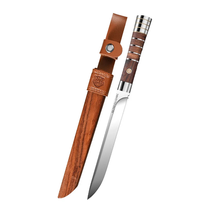 1/2/3-piece meat cutting knife set -M390 stainless steel 62HRC ultra-sharp blades suitable for cutting fruits and removing bones