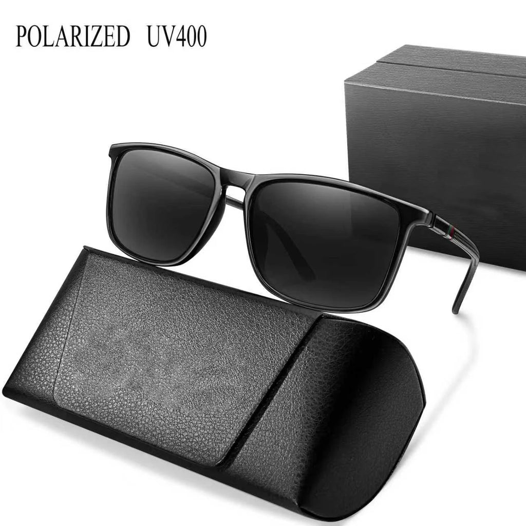 Luxury Square Vintage Polarized Windproof Cycling Sunglasses UV400 Male Eyewear Men Women Fashion Travel Driving Fishing Glasses