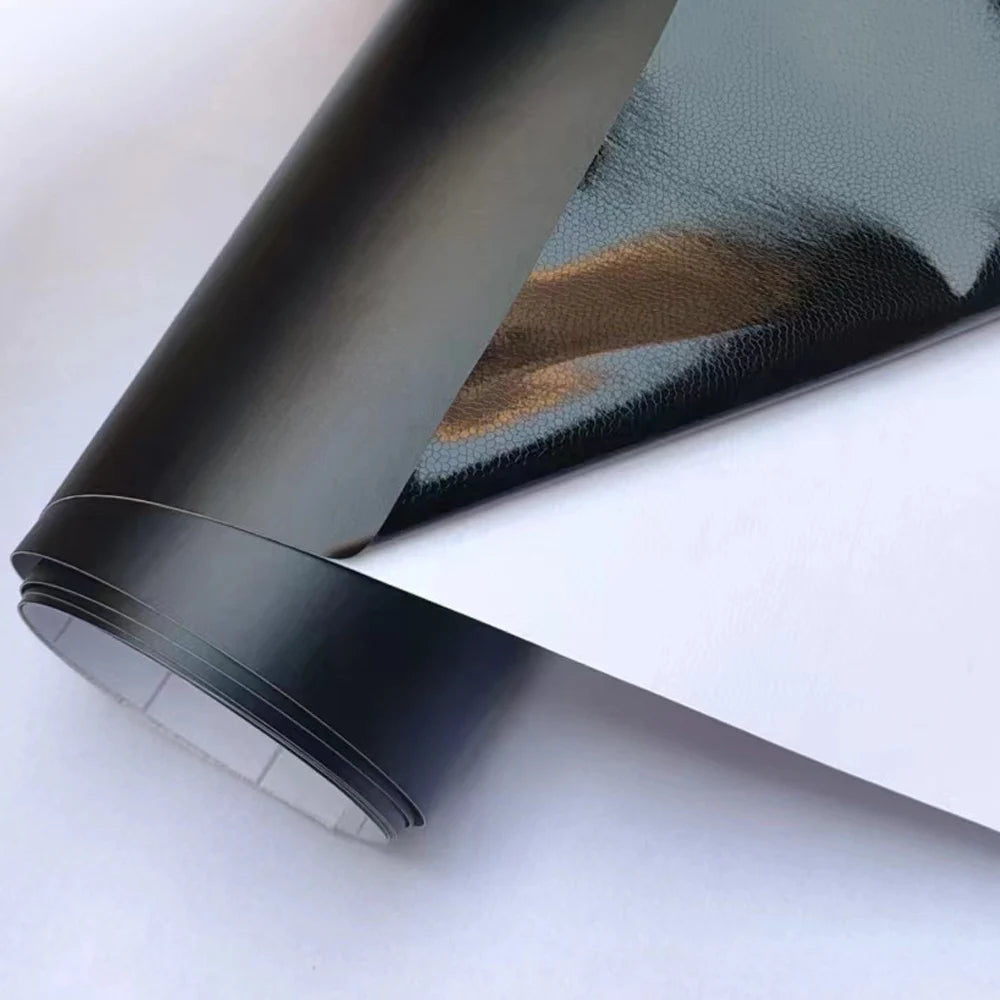 Premium Black Matte Vinyl Car Wrap Film Foil Sticker Sheet Vehicle Decal Window Trim Console Computer Air Bubble Free