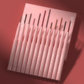 12PCS Matte Lipliner Waterproof, Durable, Easy To Color, Not Easy To Take Off Makeup, Lip Makeup Suitable For Girls' Holiday Gif