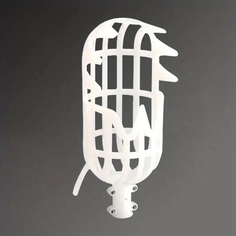 1pc Fruit Picker Tool, Metal Cherry Picker Tool, Fruit Picker Basket Head,Fruit Harvester Attachment Garden Hardware Tools