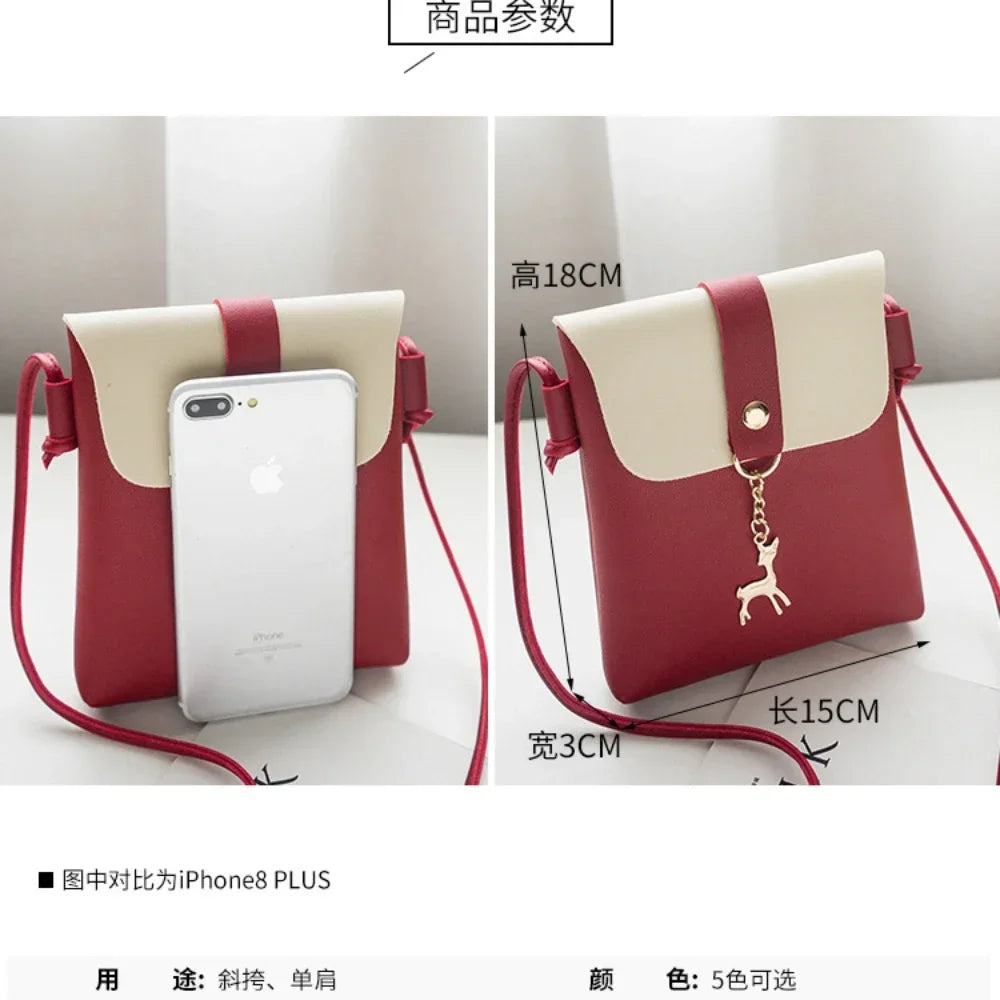 Fashion Small Shoulder Bags for Women Handbags Key Mobile Phone Bag Coin Purse Girls Personality Single Shoulder Crossbody Bags
