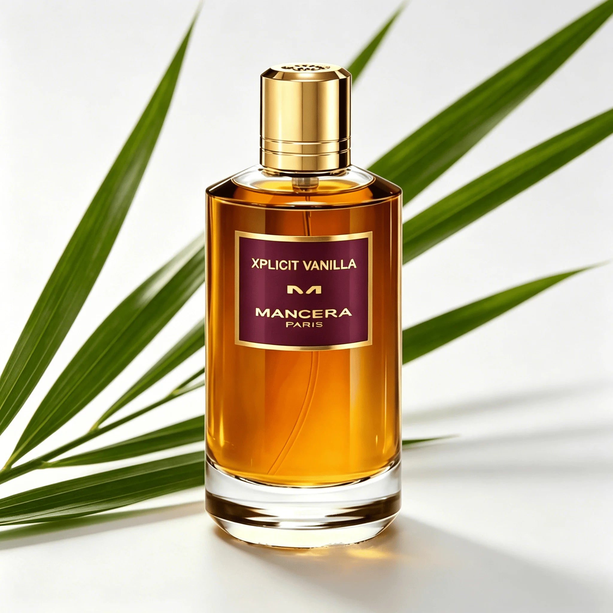 Mancera Paris Xplicit Vanilla Eau de Parfum 120ML Long Lasting Rich Creamy Warm Vanilla Woody Fragrance Unisex Perfume Amber Liquid Octagonal Bottle Luxurious Evening Scent Holiday Gift for Him and Her