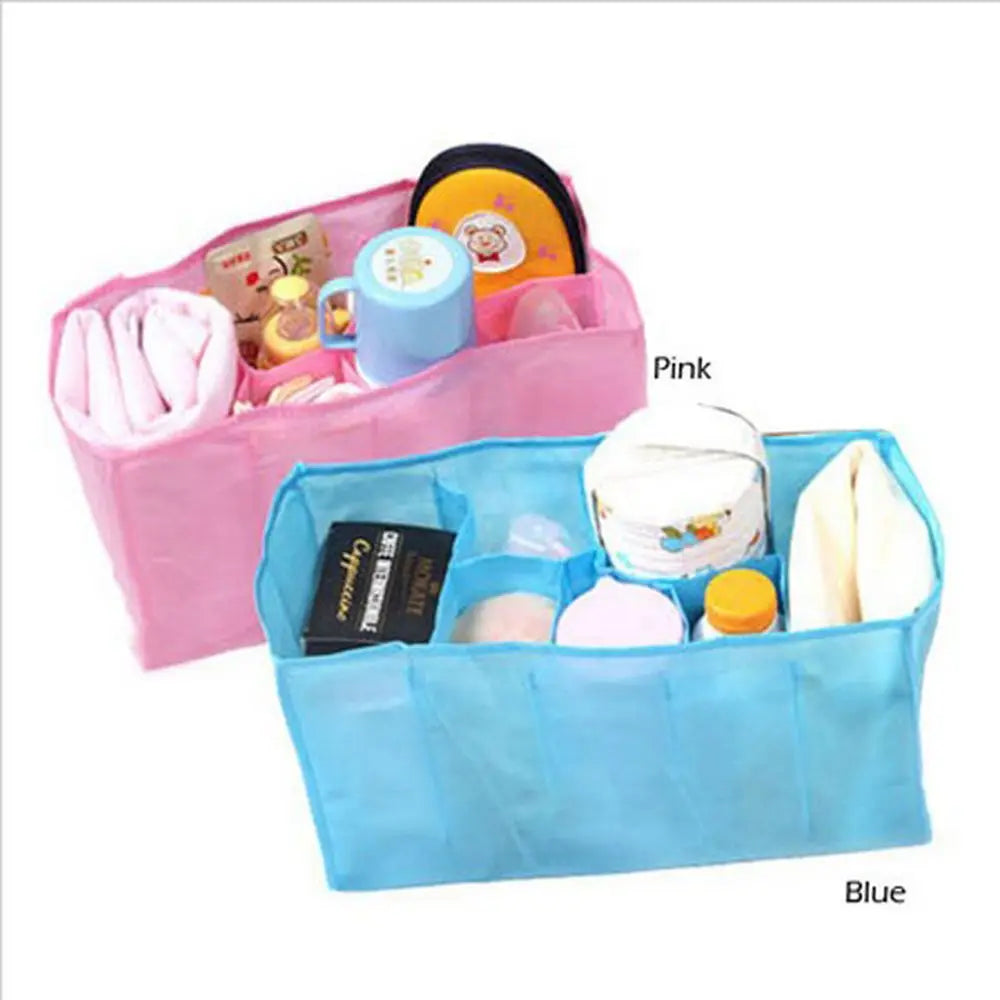 Portable Mummy Bag Bottle Storage Multi-Function Separate Bag Nappy Maternity Handbag Baby Tote Diaper Organizer
