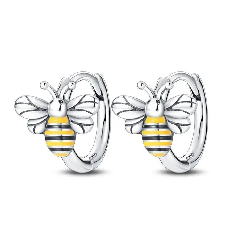 Dragonfly Stud Earrings for Women 925 Sterling Silver Ear Studs Silver Fashion Jewelry For Party Wedding Engagemen Gift