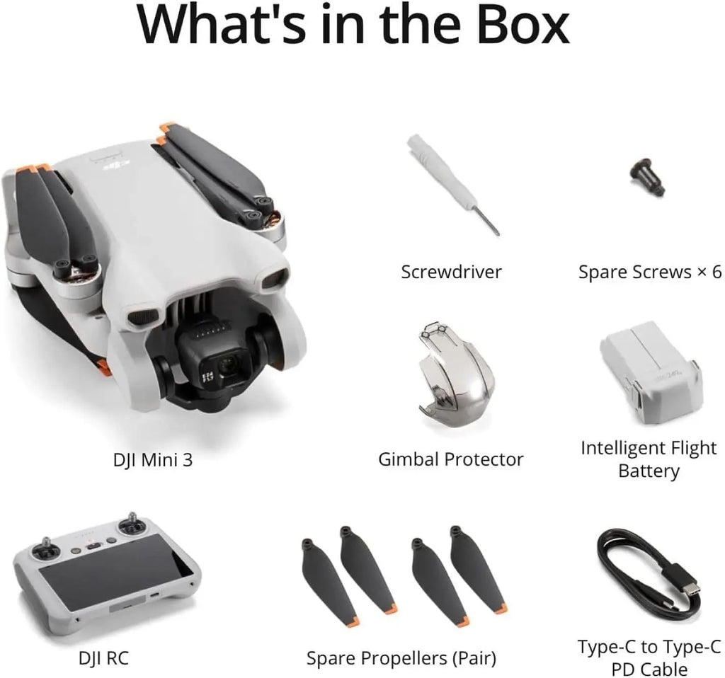 80% New DJI Mini 3 Drones with Camera for Adults 4K
