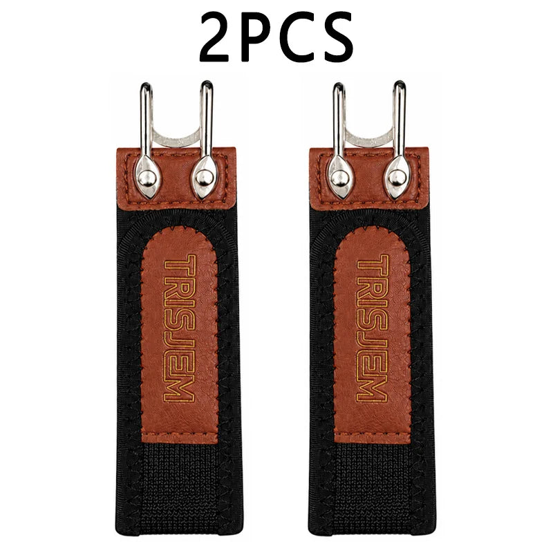 TRISJEM Brand Top Qualiy Men Elastic Waist Belt No Buckle Adjustable Stretch Nylon Hook & Loop Belt with Strong Metal Hooks