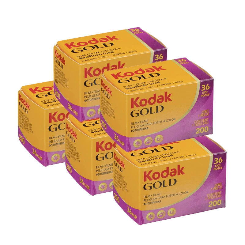 KODAK GOLD 200 35mm Film 36 Exposure per Roll Fit For M35 / M38 Camera (Expiration Date: 01/2025)