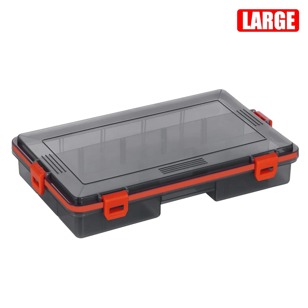 CAZULO waterproof fishing gear box, fishing equipment bait box, fishing hook storage box, fishing tool accessories