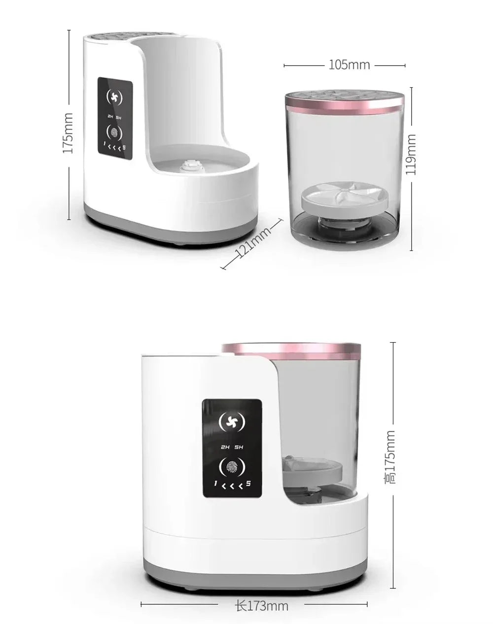 USB Electric Makeup Brush Cleaner 3-in-1 with Automatic Quick-Drying Support Device - Makeup Brush Cleaning And Drying Book Tool
