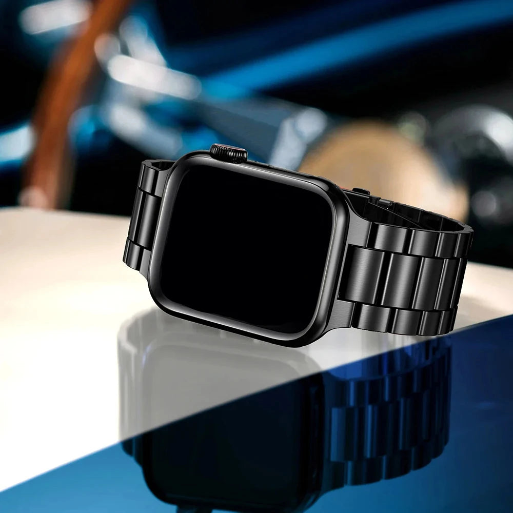 Stainless steel Watchband for Apple Watch Strap 49mm 45mm 41mm 44mm 40mm 42mm 46mm Metal Band iWatch 11 10 9 8 7 6 5 SE Ultra 3