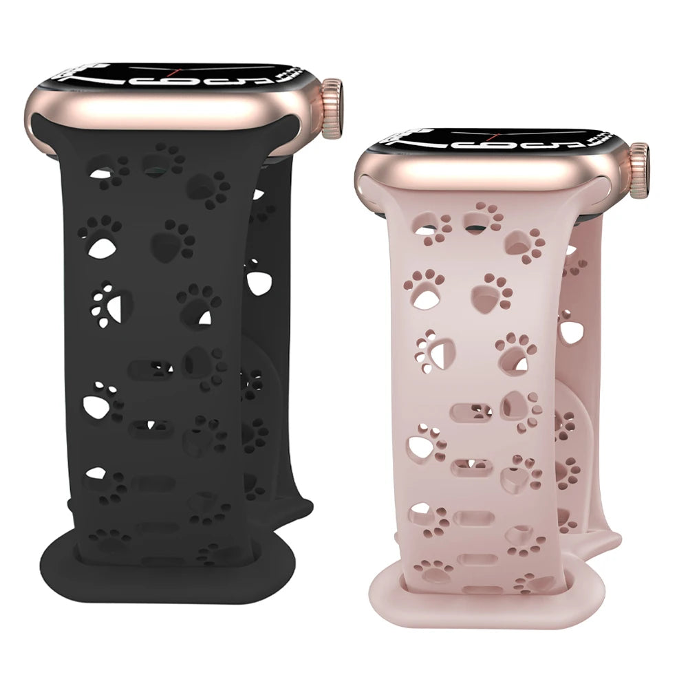 Strap for Apple Watch Band 44mm 42mm 40mm 41mm 45mm 46mm 49mm Silicone Correa Bracelet iWatch Series SE 8 9 10 11 7 6 5 3 Ultra
