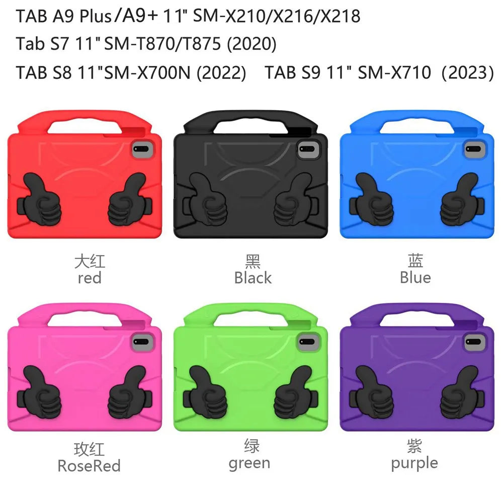 Case For Samsung GALAXY Tab A9+ 11 inch SM-X210 SM-X215 SM-X216 EVA kids Cover Tab A9 PLUS 2023 11" X210 X215 X216 X218 coque
