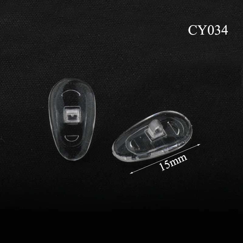 2000pcs Wholesale Eyeglasses Glasses Silicone nose pads various types & sizes eyewear nose pad part oval round