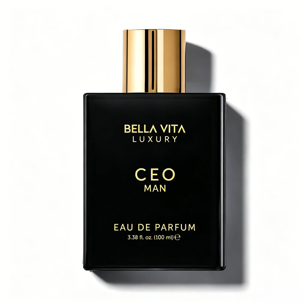 Bellavita Luxury CEO MAN Eau de Parfum | 100 ml (3.4 fl.oz.) | Perfume for Men | Mandarin, Lemon, Lavender, and Vetiver Notes | Long Lasting Men's Fragrance | Gift for Father's Day